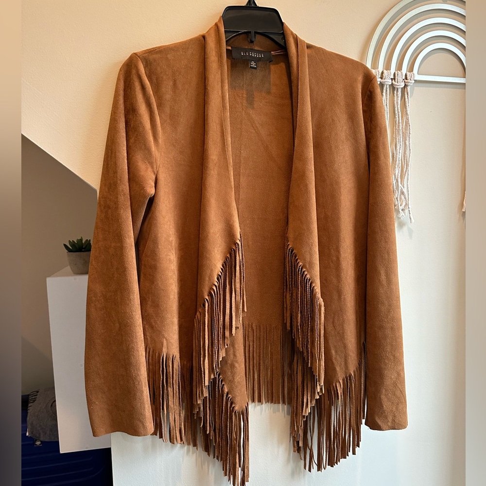 Blu Pepper Fringe Blazer